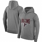 Atlanta Falcons Nike Sideline Property of Performance Pullover Hoodie Gray,baseball caps,new era cap wholesale,wholesale hats
